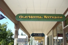 Old Hotel Antiques sign