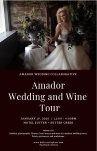 amador county wedding event flyer