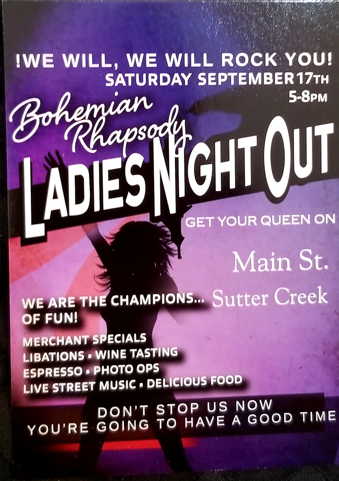 sutter creek ladies night out