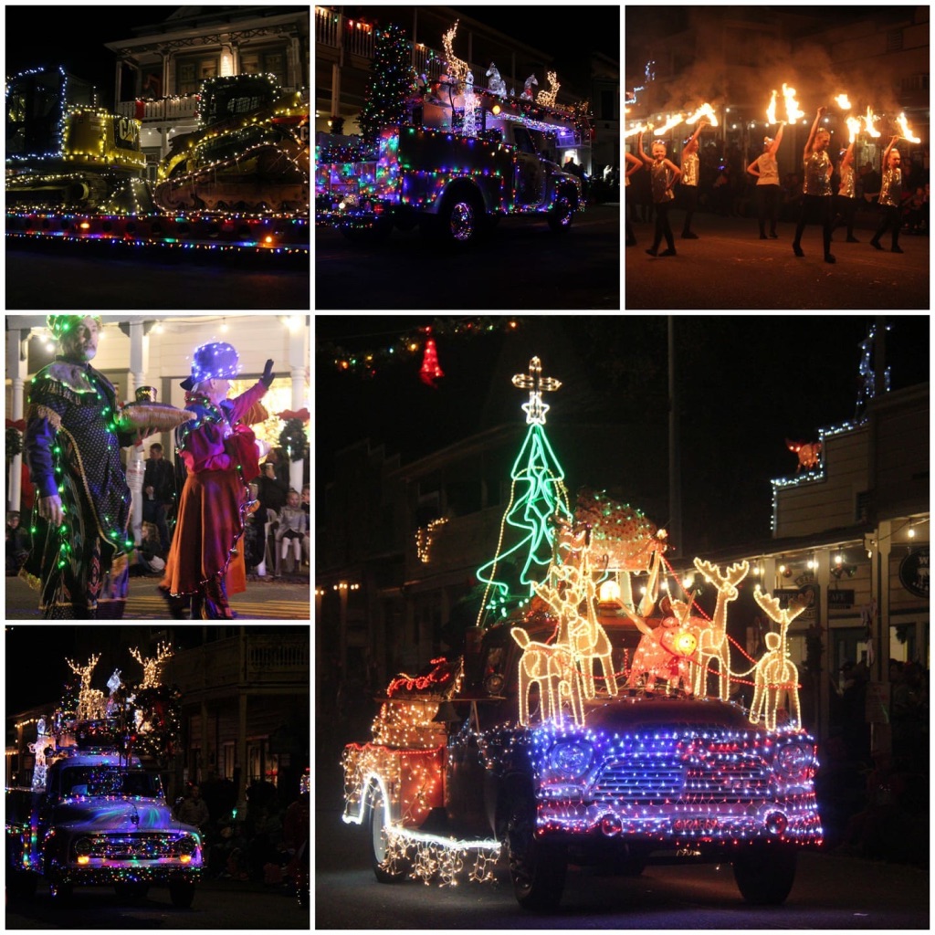 Sutter Creek Parade of Lights Gold Country Events Amador Wine