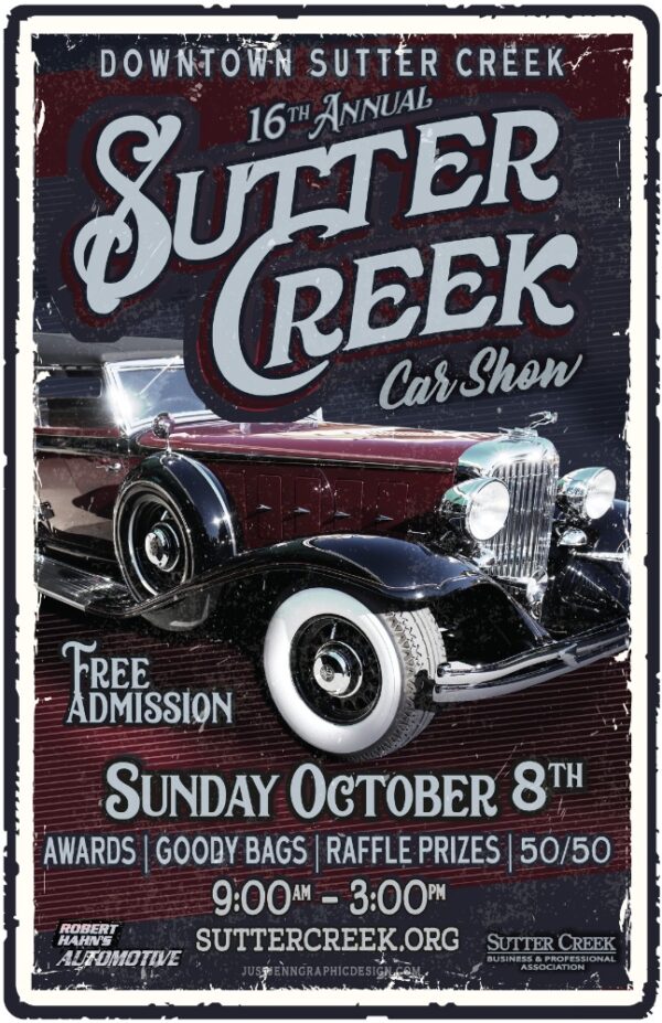 Sutter Creek October 2021 Car Show Amador County Events