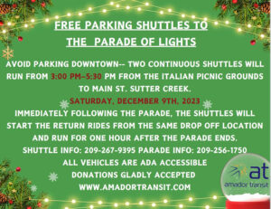 parade of lights parking and shuttle