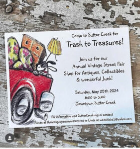 sutter creek trash to treasures promo