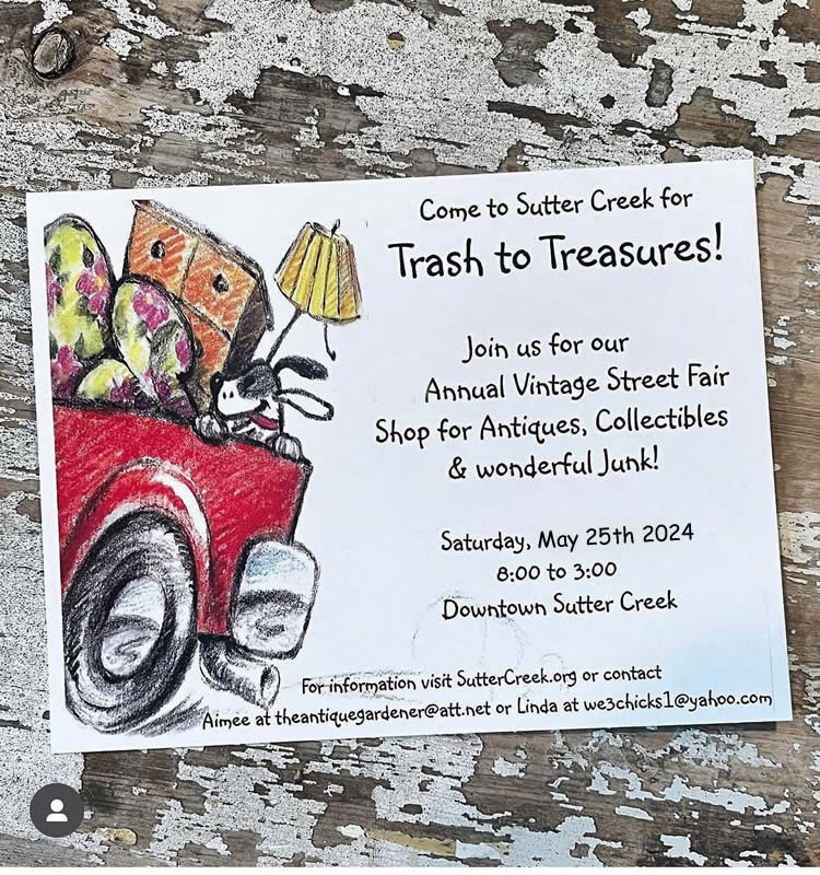 sutter creek trash to treasures promo