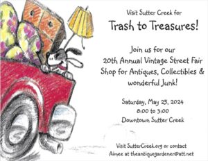 trash to treasures 2024 event flyer