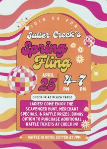 sutter creek spring fling april 25 2025
