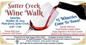 sutter creek wine walk 2025