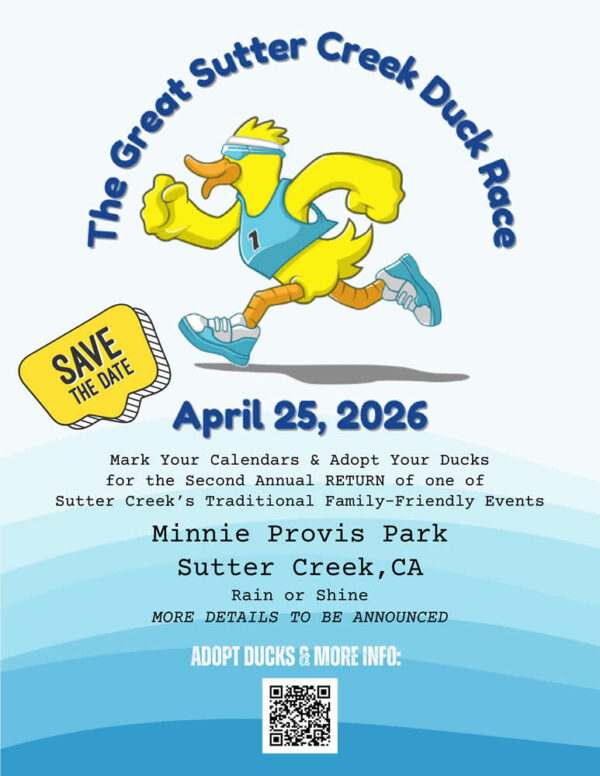 2026_Sutter_Creek_Duck_Race_poster_large-600×776 The Great Sutter Creek Duck Race is back, April 25, 2026!