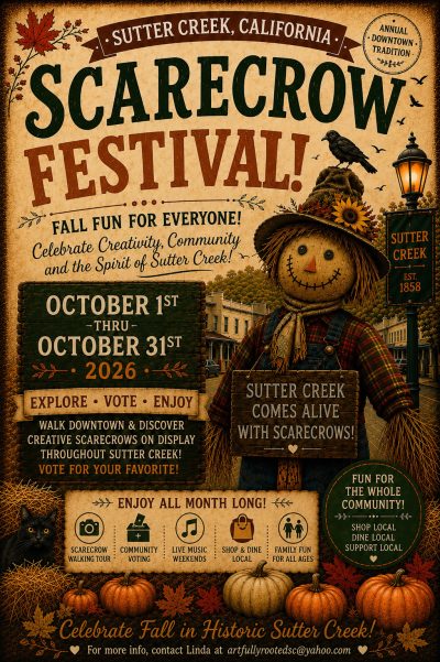 scarecrow festival sutter creek ca 2026