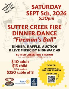 sutter creek fireman's ball 2026