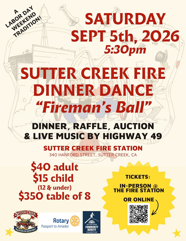 sutter creek fireman's ball 2026