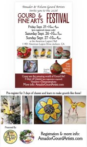 sutter creek gourd festival artwork