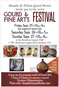 sutter creek gourd festival artwork