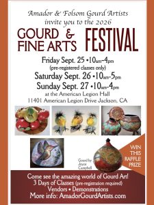 sutter creek gourd festival artwork